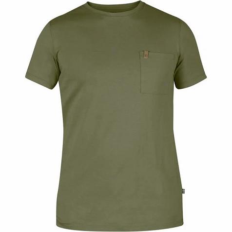 Fjällräven Udsalg T-Shirt Herre Övik Grøn TIAB04683